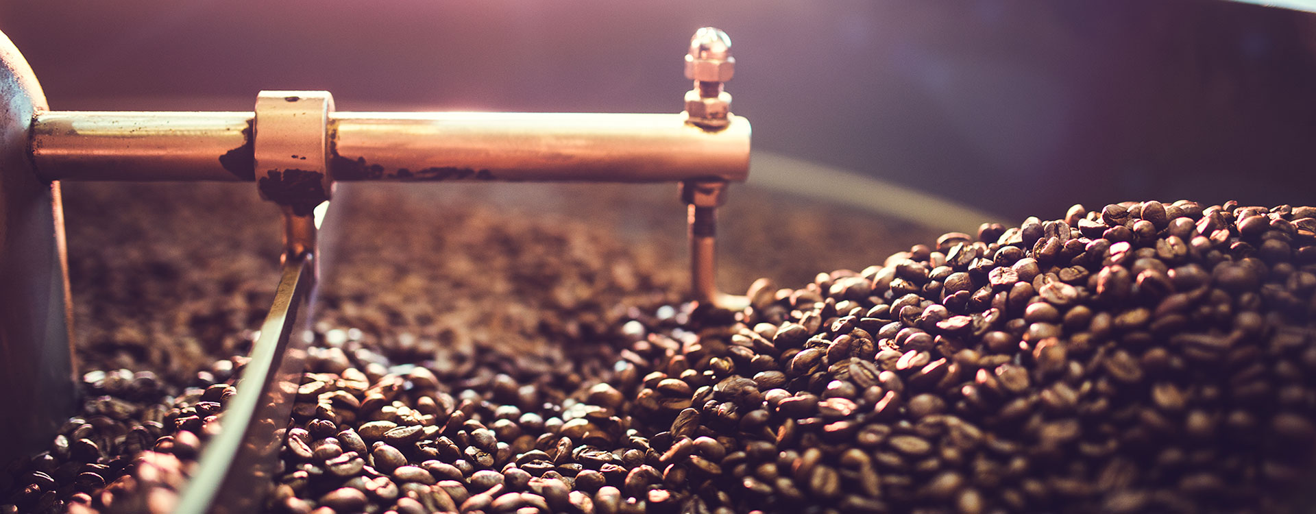 Coffee Beans in Machine
